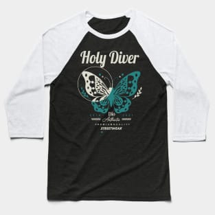 Holy Diver greatest   Heavy Metal Baseball T-Shirt